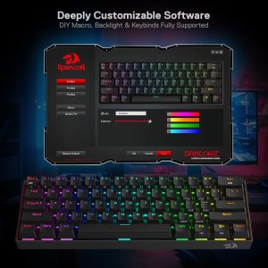 CLAVIER REDRAGON K530 PRO DRACONIC RED SWITCH WIRELESS