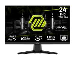 ECRAN MSI MAG 242F 24" IPS 200 HZ 0.5 Ms HDR